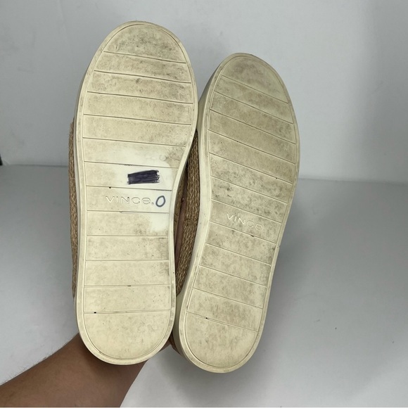 Vince Womens Jadon Low Top Espadrille Sneaker Blush Pink Size 8 Suede Upper - Picture 7 of 9